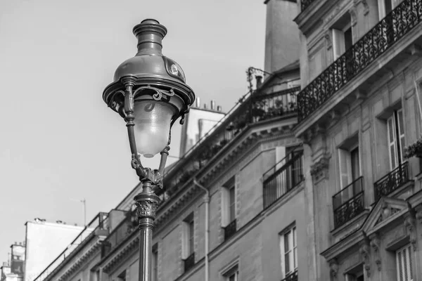 Paris França Outubro 2017 Bela Lâmpada Velha Com Uma Decoração — Fotografia de Stock