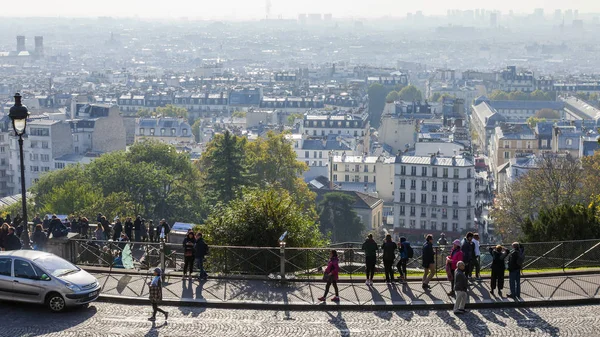 Paříž Francie Října 2017 Mnoho Turistů Kteří Chodí Načerpat Nových — Stock fotografie