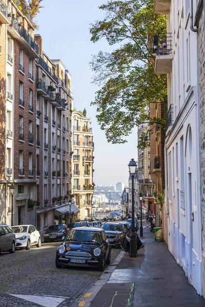 Paris Francia Octubre 2017 Paisaje Otoño Ciudad Elegantes Hermosas Casas — Foto de Stock