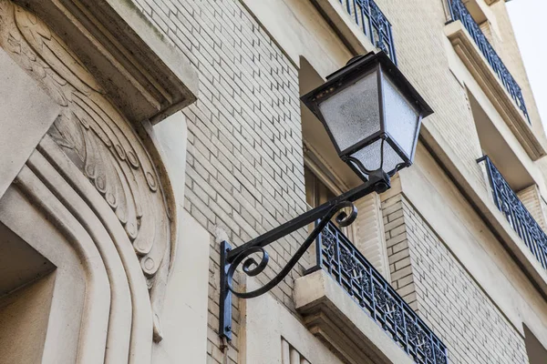 Paris Frankreich Oktober 2017 Die Schöne Alte Lampe Mit Einem — Stockfoto