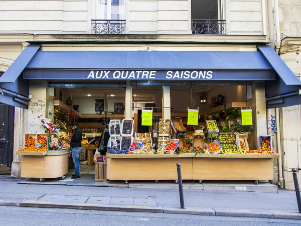 Paris France Octobre 2017 Différents Produits Traditionnels Français Sont Disposés — Photo