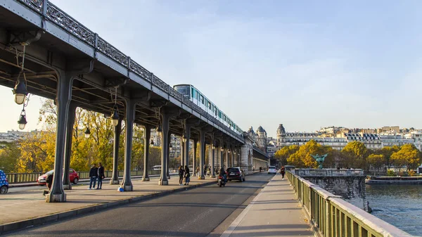 Paris Francia Octubre 2017 Paisaje Otoño Ciudad Las Luces Del — Foto de Stock