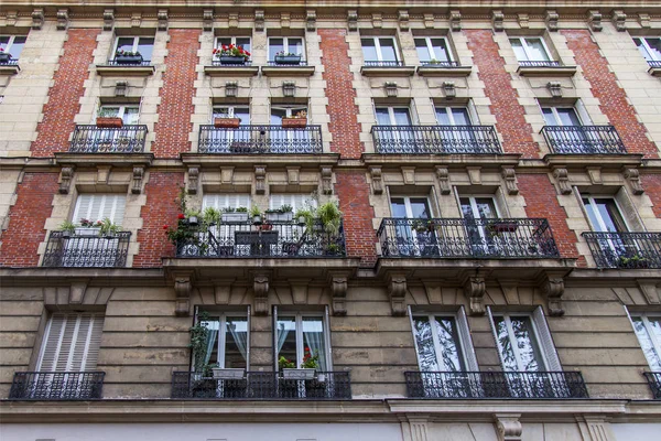 Parigi Francia Ottobre 2017 Sole Illumina Strada Della Città Parti — Foto Stock