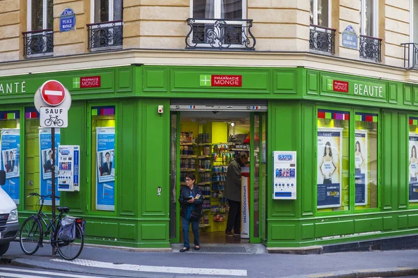 Paříž Francie Listopadu 2017 Lidé Nakupují Typický Obchod Historické Části — Stock fotografie