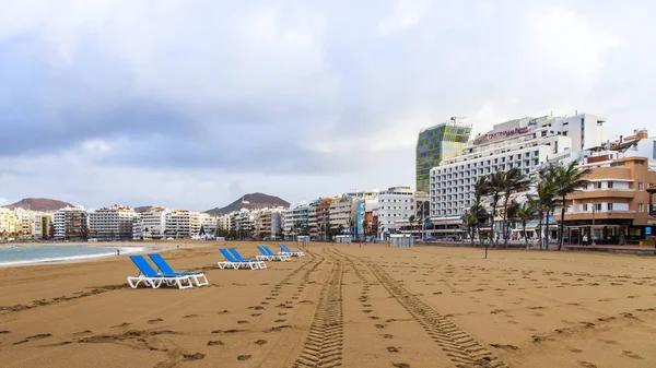 Las Palmas Gran Canaria Espanha Janeiro 2018 Sol Inverno Ilumina — Fotografia de Stock