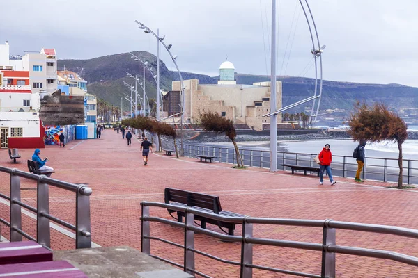 Las Palmas Gran Canaria España Enero 2018 Los Edificios Modernos — Foto de Stock