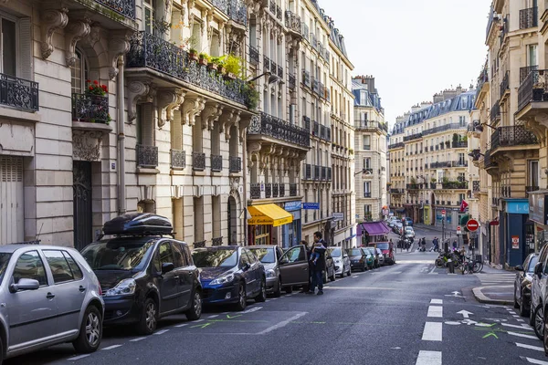 Paris Francia Octubre 2017 Paisaje Otoño Ciudad Elegantes Hermosas Casas —  Fotos de Stock