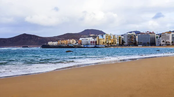 Las Palmas Gran Canaria España Enero 2018 Sol Invierno Ilumina — Foto de Stock