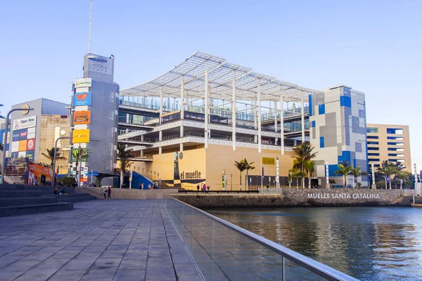 Las Palmas Gran Canaria España Enero 2018 Moderno Centro Comercial — Foto de Stock