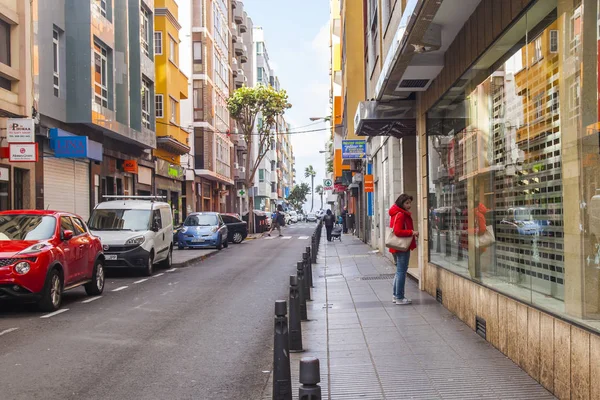 Las Palmas Gran Canaria España Enero 2018 Los Modernos Edificios — Foto de Stock