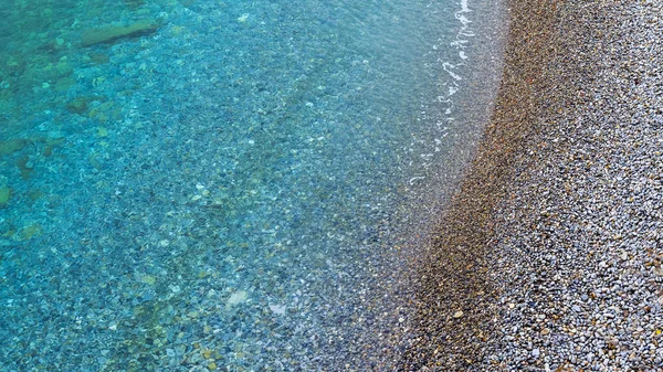 Água Límpida Transparente Costa Marítima — Fotografia de Stock