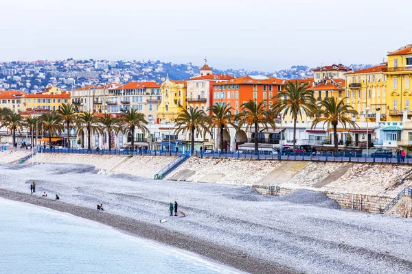 Nice France March 2018 View Historical Promenade Des Anglais One — Stock Photo, Image