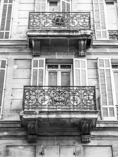 Marseille France March 2018 Sun Lights Facade Ancient Building Historical — Stock Photo, Image