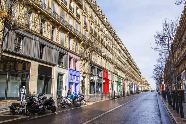 Marseille France March 2018 Old Buildings Make Attractive Architectural Complex — Stock Photo, Image