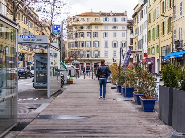 Marseille Francia Marzo 2018 Edifici Architettura Tradizionale Rendono Attraente Complesso — Foto Stock