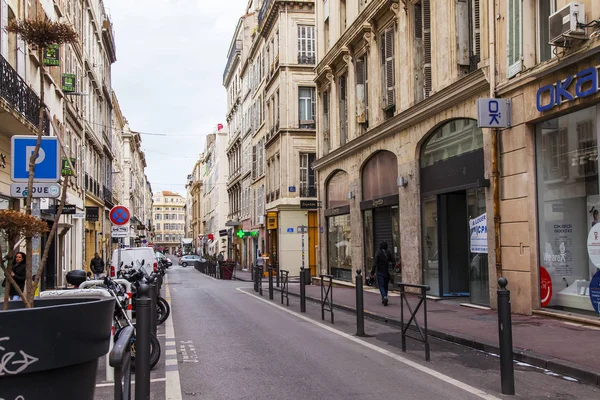 Marseille Frankrijk Maart 2018 Gebouwen Van Traditionele Architectuur Maken Een — Stockfoto