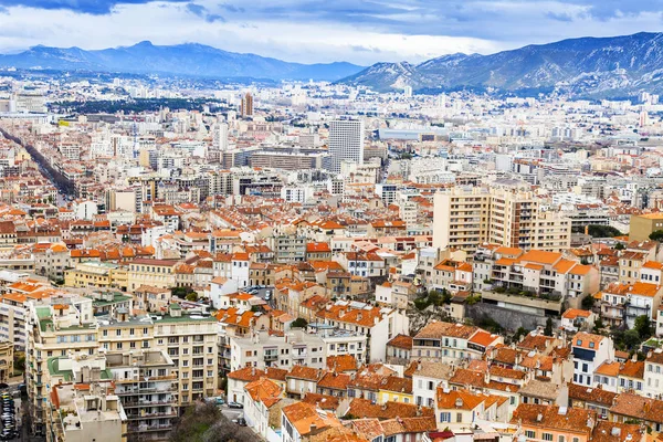 Marseille France März 2018 Ein Malerischer Panoramablick Auf Die Stadt — Stockfoto