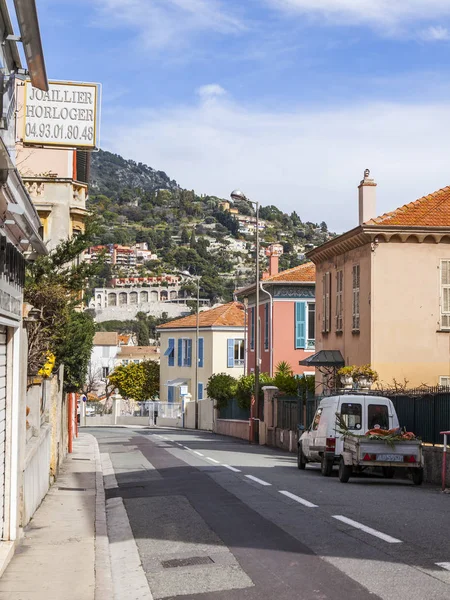 Villefranche Sur Mer France März 2018 Eine Malerische Stadtansicht Die — Stockfoto