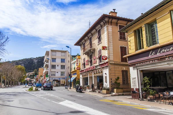 Villefranche Sur Mer France März 2018 Eine Malerische Stadtansicht Die — Stockfoto