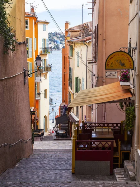 Villefranche Sur Mer France March 2018 Picturesque Urban View Beautiful — Stock Photo, Image
