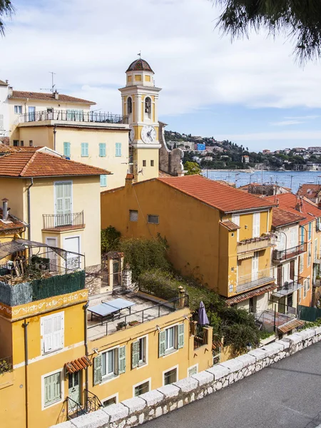 Villefranche Sur Mer Frankrijk Maart 2018 Schilderachtig Stedelijk Uitzicht Prachtige — Stockfoto