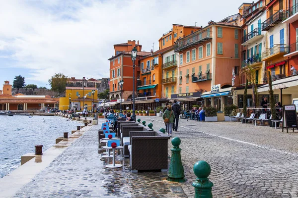 Villefranche Sur Mer Frankrike Den Mars 2018 Krasivaya Banvallen Ett — Stockfoto