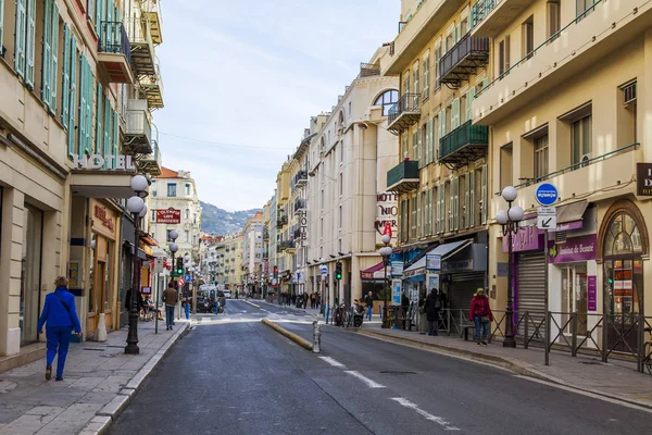 Nice Frankrijk Maart 2018 Typische Gebouwen Provençaalse Stijl Formulier Aantrekkelijke — Stockfoto