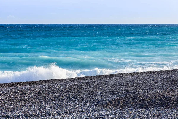 Den Pittoreska Raden Surf Medelhavet — Stockfoto