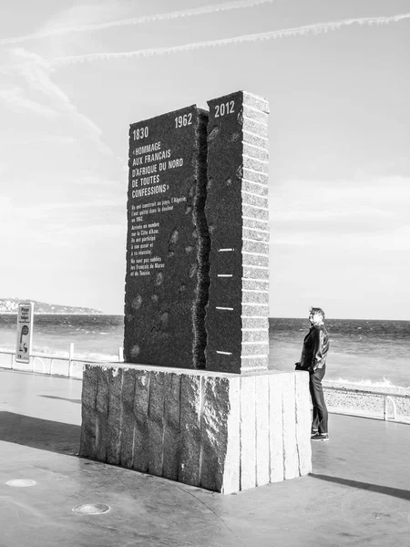 Nice France France March 2018 Memorable Monument Honor Citizens North — Stock Photo, Image