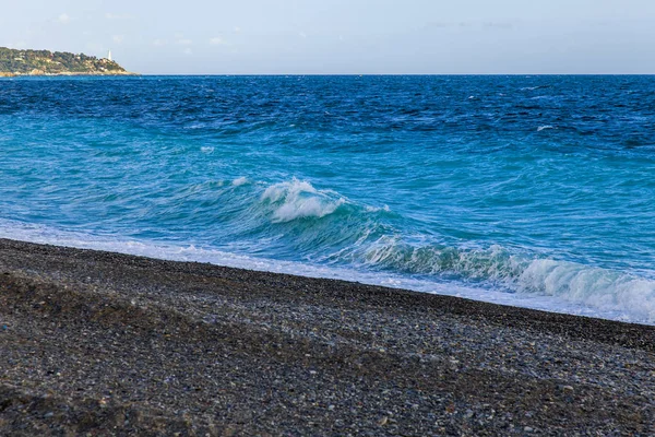 Den Pittoreska Raden Surf Medelhavet — Stockfoto