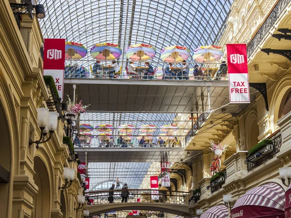 Moscú Rusia Mayo 2018 Galería Comercial Tienda Histórica Gum Que —  Fotos de Stock