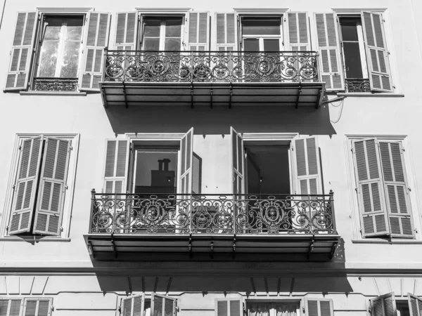 Nice France October 2019 Typical Architecture Provence Region Fragment Facade — Stock Photo, Image