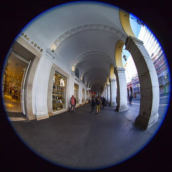 Nice France October 2019 Beautiful Gallery Arches Central Street City — 图库照片