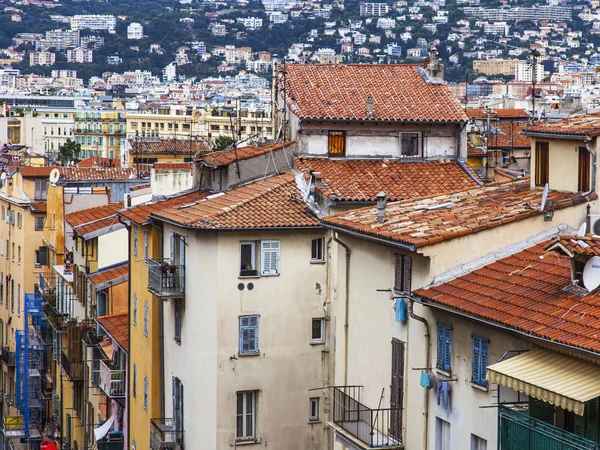 Nice France October 2019 Picturesque View Slope Chteau Hill Typical — Stock Photo, Image