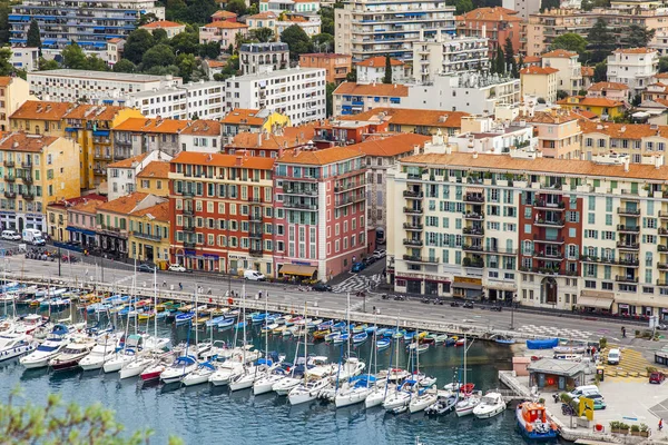 Nice France October 2019 Picturesque View Slope Chteau Hill Port — Stock Photo, Image