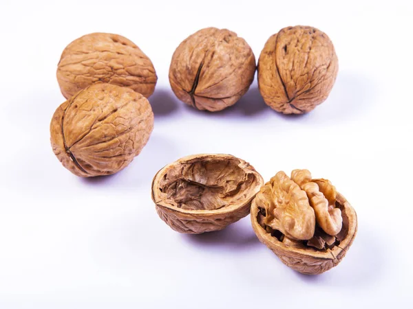 Fresh Walnut Table — Stock Photo, Image