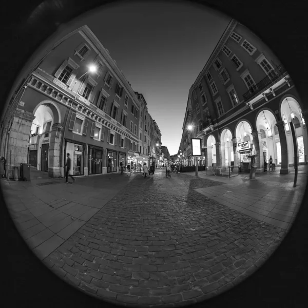 Pěkné Francie Října2019 Krásná Galerie Oblouků Centrální Ulici Města Avenue — Stock fotografie