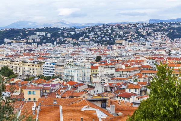 Niza Francia Octubre 2019 Pintoresca Vista Desde Mirador Colina Chteau — Foto de Stock