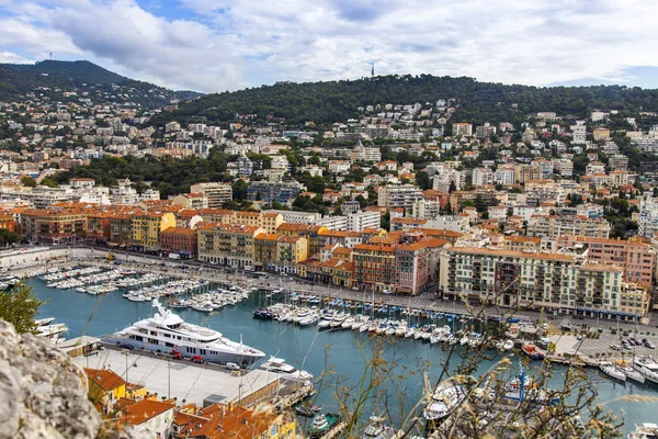 Nice France October 2019 Picturesque View Slope Chteau Hill Port — Stock Photo, Image