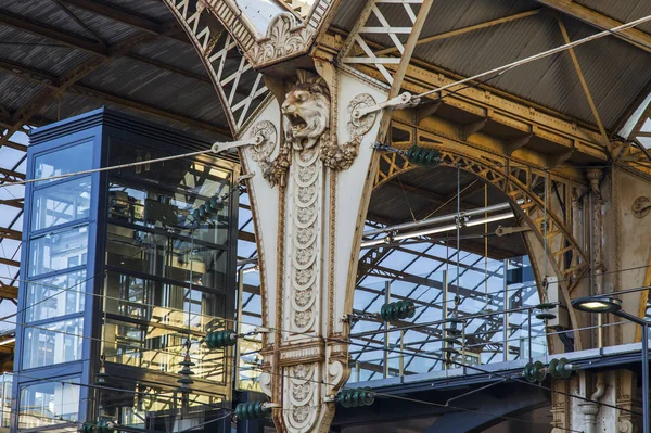 Nizza Frankreich Oktober 2019 Gare Nice Bahnhof Perrons — Stockfoto