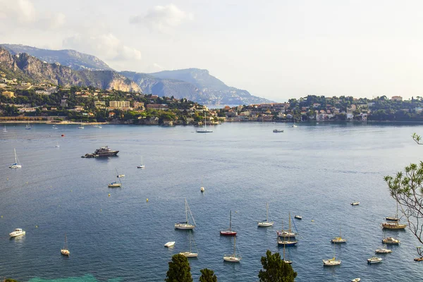 Villefranche Sur Mer France October 2019 Scenic View Bay City — Stock Photo, Image