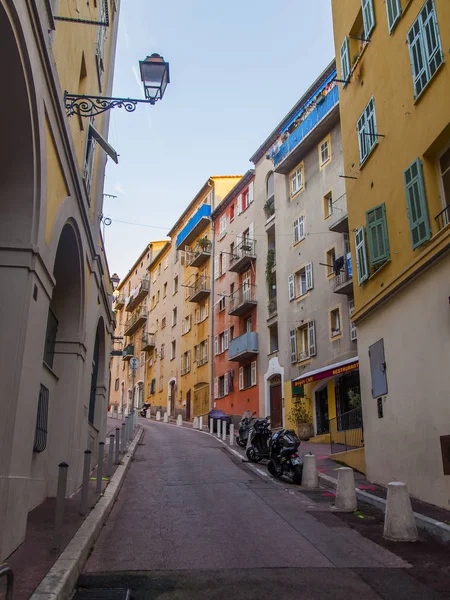 Nice France October 2019 Picturesque Street Old Town — Stock Photo, Image