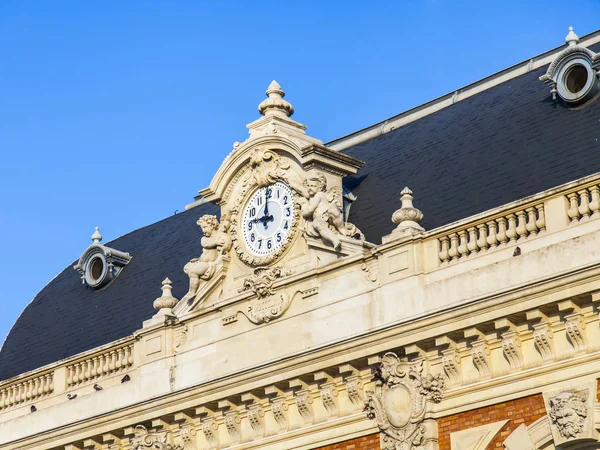 Nice Frankrike Oktober 2019 Fasad Järnvägsstationen Gare Nice — Stockfoto