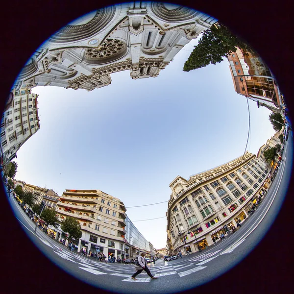 Nice França Outubro 2019 Rua Central Cidade Uma Das Principais — Fotografia de Stock