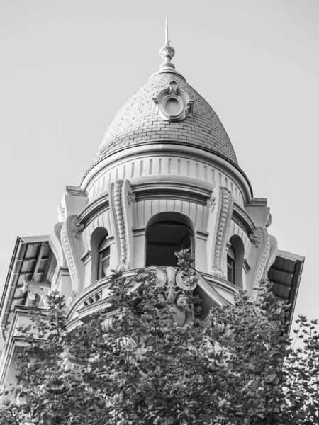 Ницца Франция Октября 2019 Года Типичная Архитектура Региона Прованс Фрагмент — стоковое фото