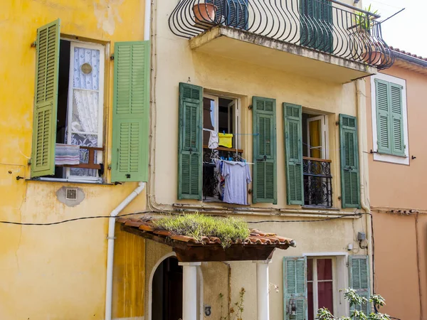 Villefranche Sur Mer Francia Ottobre 2019 Architettura Tipica Della Provenza — Foto Stock