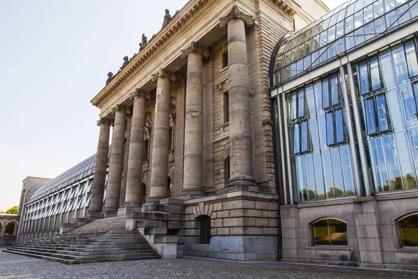 2018年8月22日 德国慕尼黑 巴伐利亚国王在慕尼黑的官邸 宫殿立面的碎片 — 图库照片