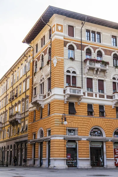 Trieste Italy August 2019 Beautiful Picturesque Street Historical Part City — Stock Photo, Image