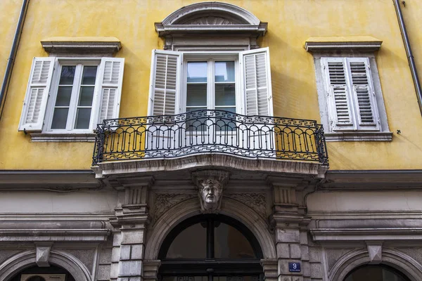 Trieste Italia Agosto 2019 Conjunto Arquitectónico Calle Pintoresca Parte Histórica — Foto de Stock