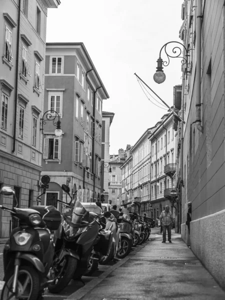 Trieste Italy August 2019 Beautiful Picturesque Street Historical Part City — Stock Photo, Image